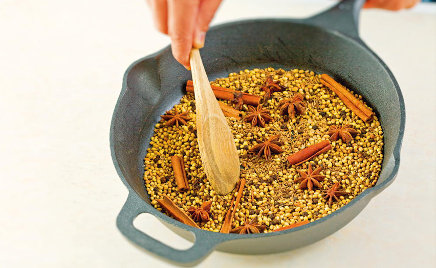 Indian spice production